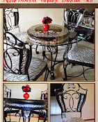 Wrought Iron Dinette Set